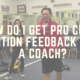 How do I get Pro Cheer Audition Feedback from a Coach